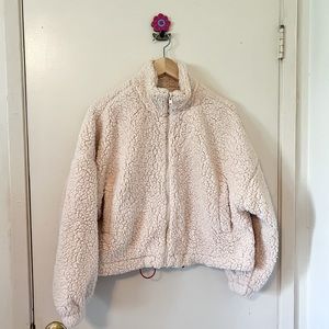 URBAN OUTFITTERS Teddy Hoodie Jacket Womens